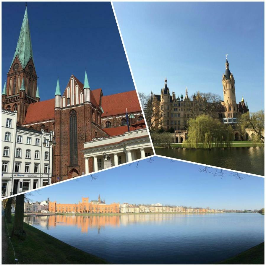 Ferienwohnung Am Schweriner See Raben Steinfeld Exteriör bild